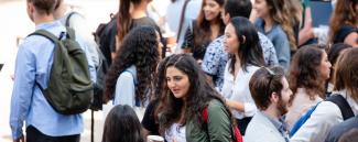 Students at Orientation